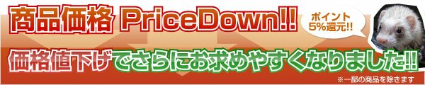 フェレット用品を低価格で通信販売